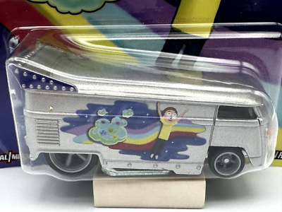 Hot Wheels Adult Swim Rick & Morty Volkswagen Drag Bus, Silver, 1