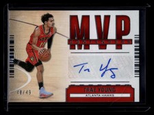 2020-21 Panini Contenders MVP Contenders Autographs 2 Trae Young Auto 48/49