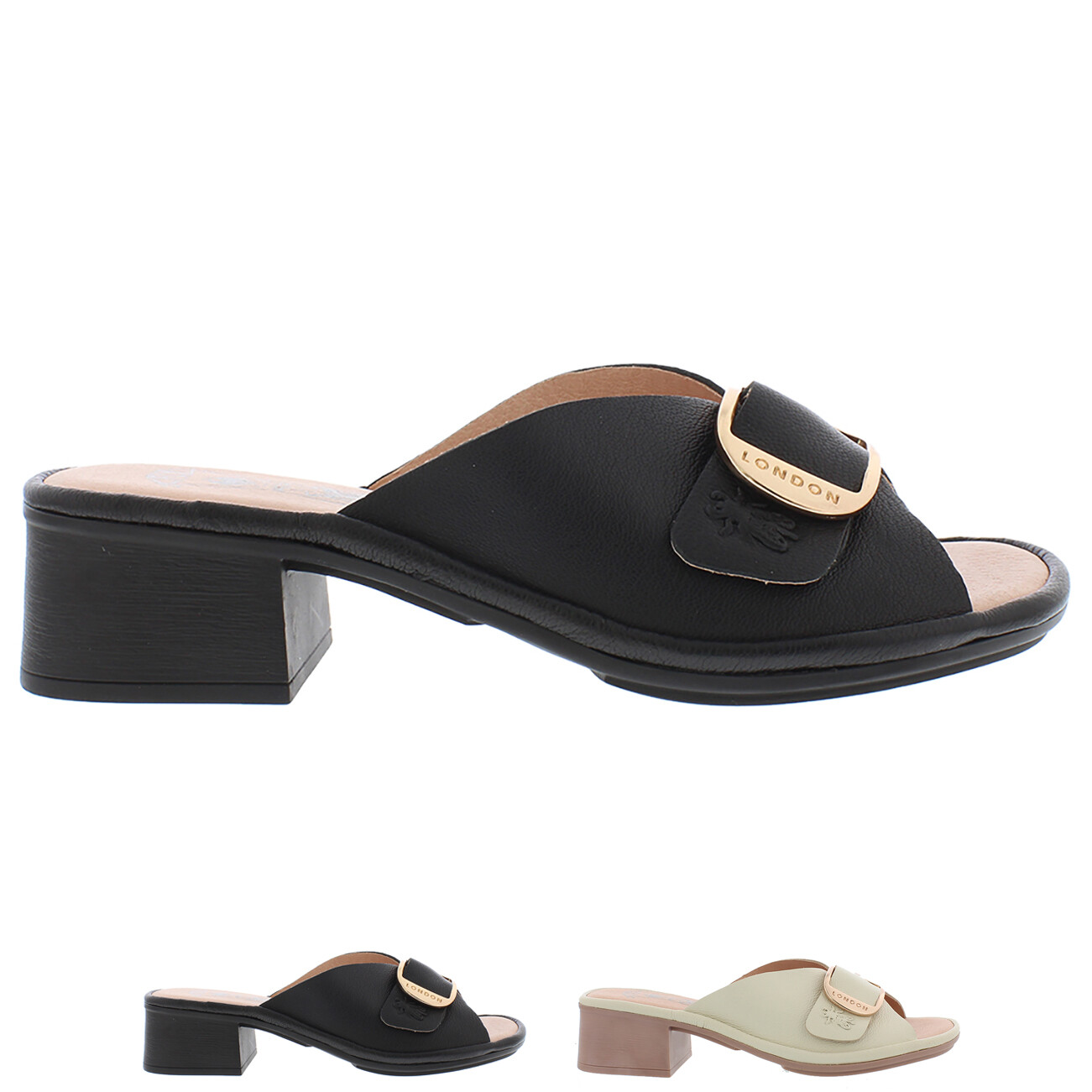 Señora fly London elax mousse abierto dedo del pie hebilla bloque apartado sandalias UE 36-42 Señora fly London elax mousse abierto dedo del pie hebilla bloque apartado sandalias UE 36-42