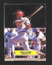 1987 Leaf Jack Clark All Star Game Pop Up Fold Out Card St. Louis Cardinals