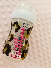 Custom Cheetah Print Baby Bottle