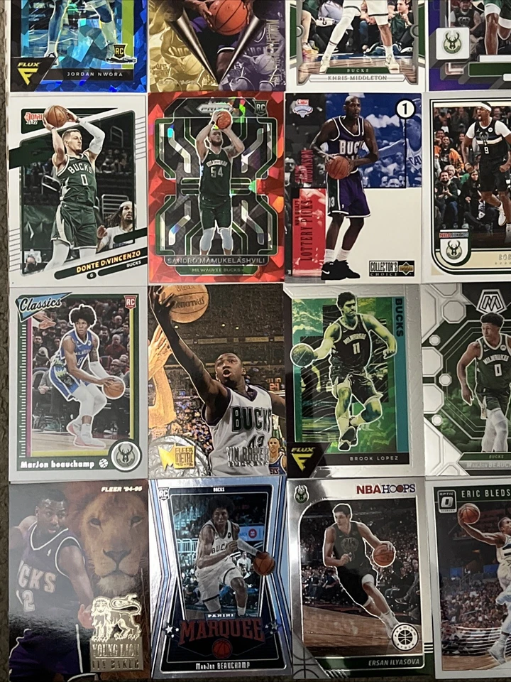 Lote de 52 cartas de Milwaukee Bucks NBA Foto 4 de 4