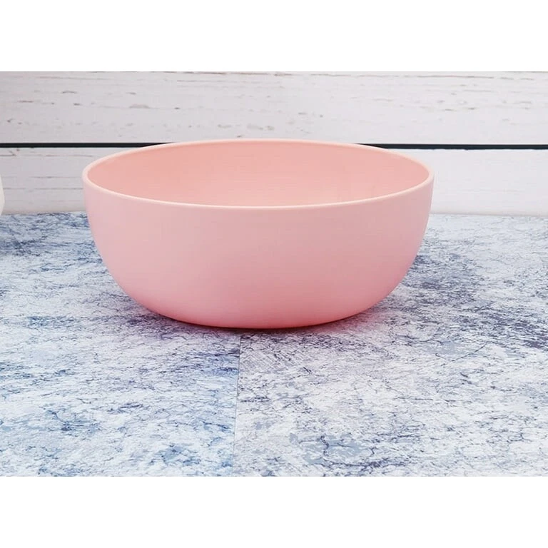 Tazón redondo de plástico Mainstays rosa 38 onzas (NUEVO) Foto 4 de 4