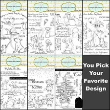 Colorado Craft Company Clear Stamps or Dies (Designs by Anita Jeram) YOU PICK