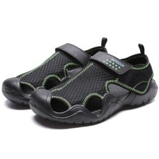 Summer Men Thick-soled Sandals Beach Non-slip Anti-collision Mesh Casual Shoes