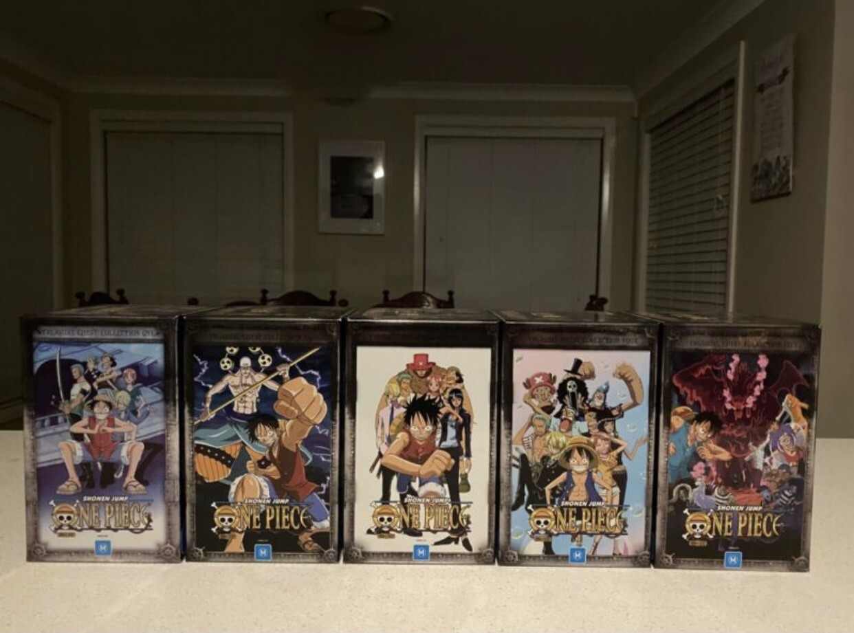 one piece dvd box set TREASURE CHEST (rare) eBay