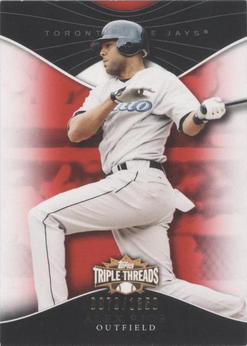 2009 Topps Triple Threads - Alex Rios #89 - 1 of 1