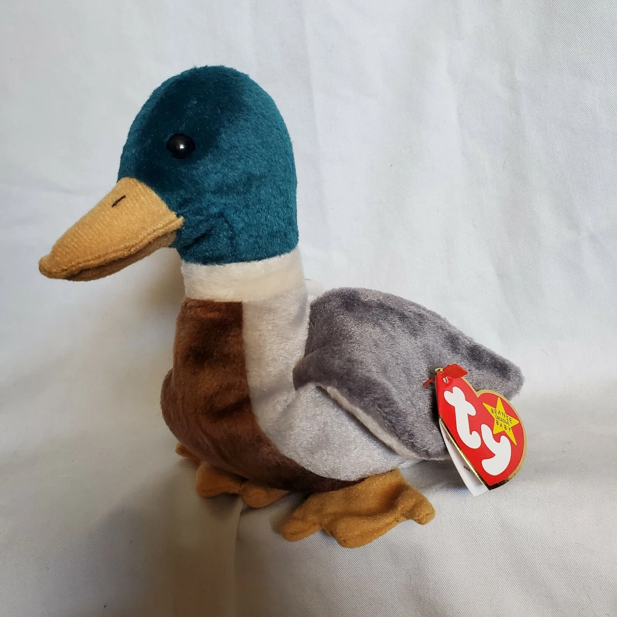 Ty Beanie Baby Jake The Mallard Drake Duck 1997 with tag NEW VINTAGE RARE MINT