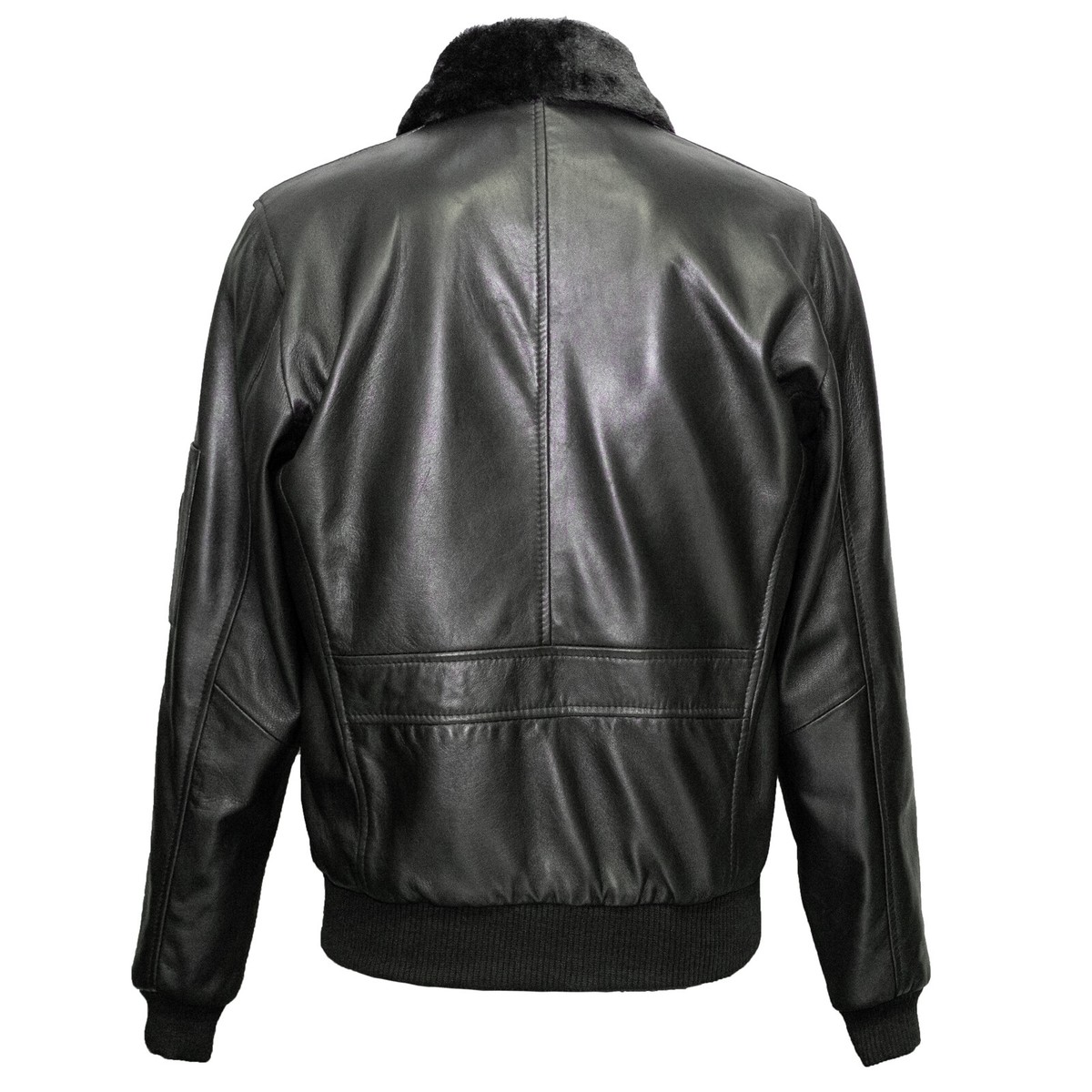 Aviator G-1 Flight Bomber Jacket Soft Sheepskin Leather W