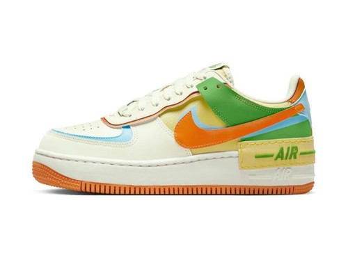 Nike Air Force 1 Low Shadow Coconut Milk Gold Sneakers Shoes 39 US 8 DZ1847-103 - Picture 2 of 9