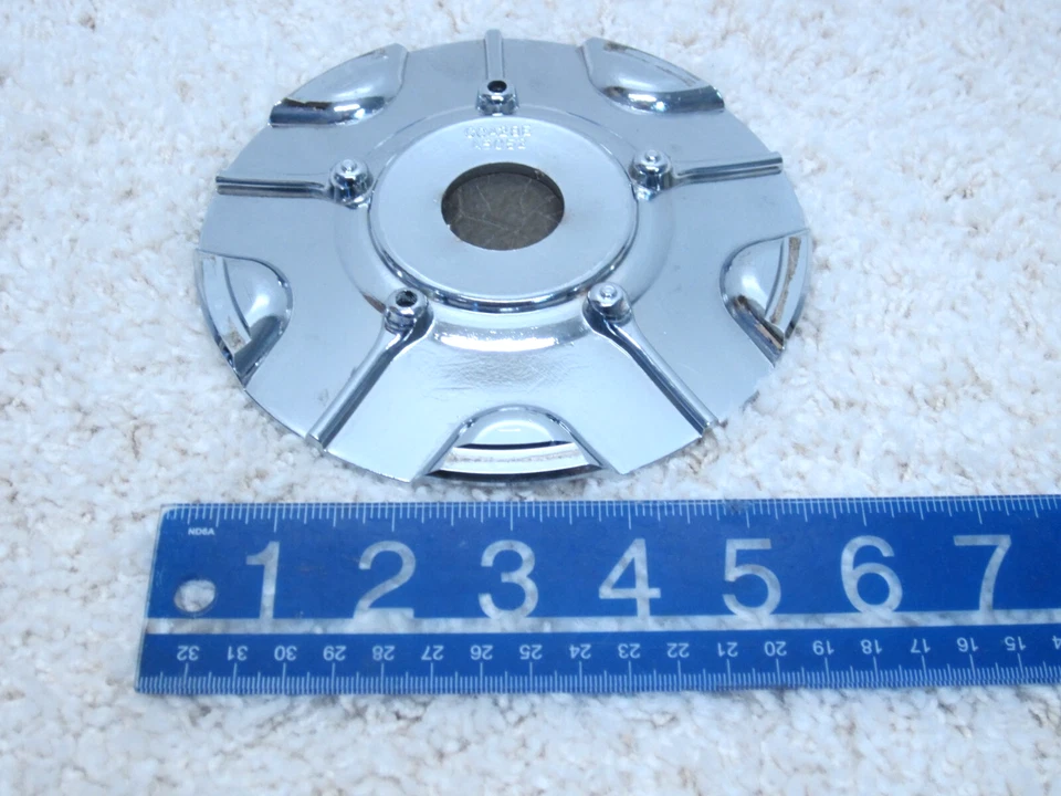 LOWENHART C0A28E ALEACIÓN PERSONALIZADA CROMO PERNO EN CROMO METAL TAPA CENTRAL #2F-1 Foto 2 de 2