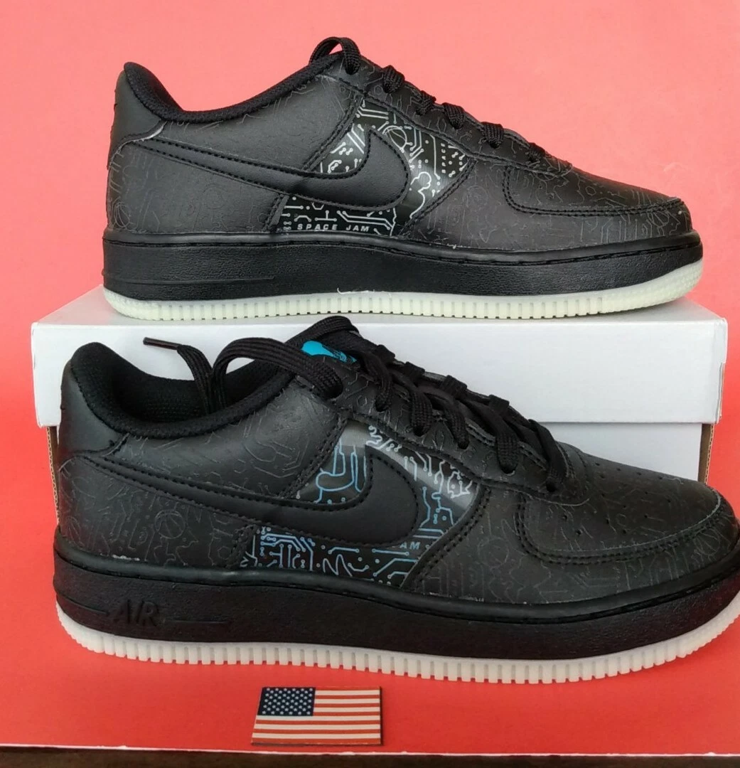 Nike Air Force 1 Space Jam Computer Chip (GS) Size 5Y DN1434 001 | eBay