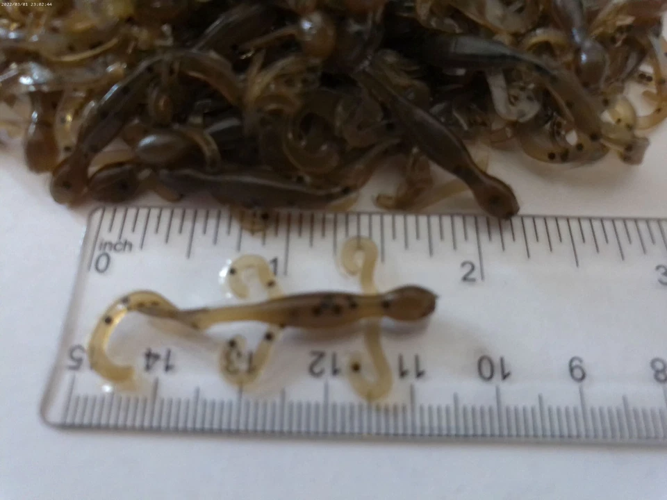 STAFFS 999 FISHING LURES 65 qty MICRO LIZARD 1-3/4" Crappie Panfish Bluegill Bass Perch Trout Fishing