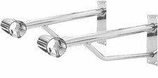 32mm GARMENT CLOTHES RAIL WALL MOUNTED HANGING RAIL DISPLAY TUBING SYSTEM