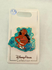 Disney WDW pin Moana w/ Castle sparkle pin - 2019