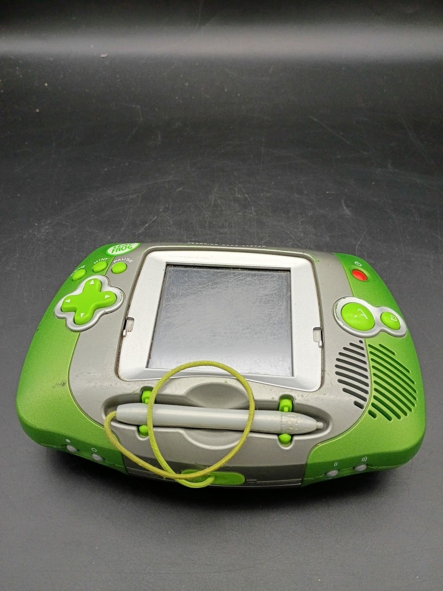 LeapFrog Leapster Learning Game System Handheld Green PARTS ONLY