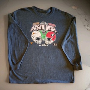 Graphic 2019 Allstate Sugar Bowl TX Longhorns Vs Georgia Bulldogs T-Shirt XXL
