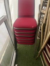 Red and gold Banqueting chairs , wedding chairs, event chairs.