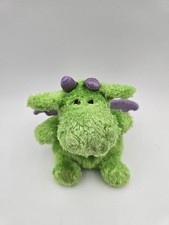 Russ Luvvies Dianne Green Dragon Plush 4" 39602 Purple Wings Hard To Find Rare