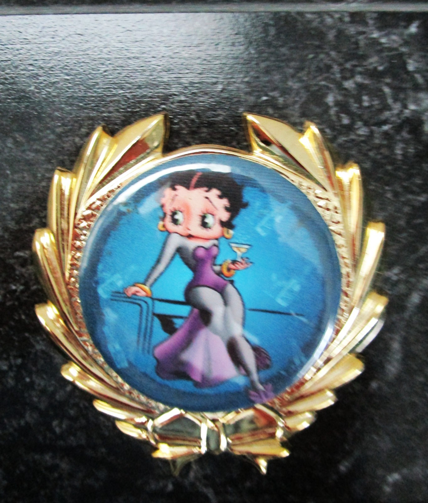 BETTY BOOP FRAMED PHOTO DECOR 12 X 15 WALL PLAQUE DISPLAY