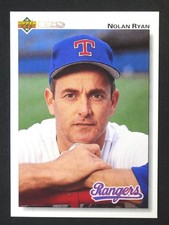 1992 Upper Deck Nolan Ryan Baseball Card #655