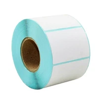 White Waterproof Thermal Label Roll – Direct Print Blank Stickers for Supermarke