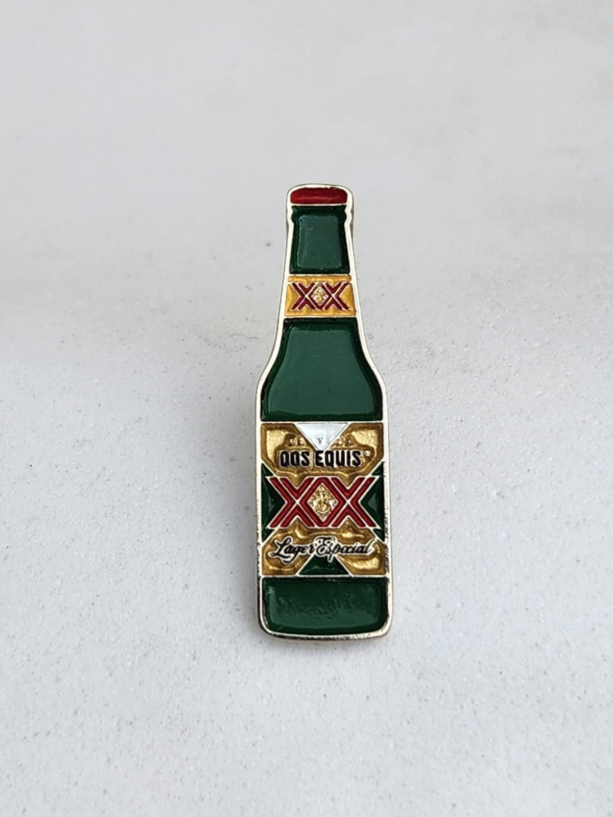 PIN CERVEZA DOS EQUIS LAGER ESPECIAL EN BOTELLA MEXICO