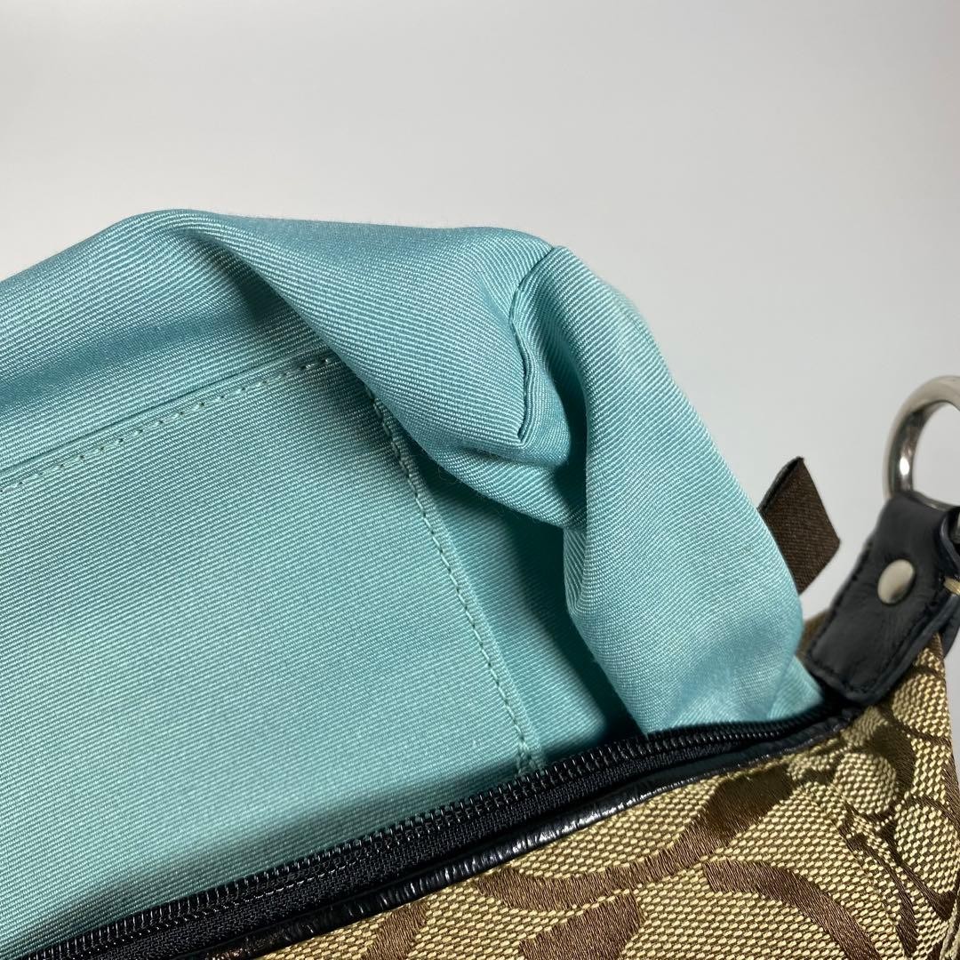 coach Patchwork Accessory Pouch Signature - image 15