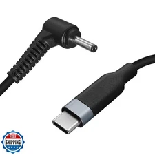 Toptekits PD Type C USB-C Male to DC 3.5 x 1.35mm Male Power Jack 12V PD Powe