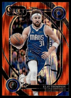 2024-25 Panini Select Courtside Orange Flash Klay Thompson #207 | eBay