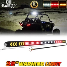 32" Rear Strobe LED Chase Light Bar For UTV ATV RZR Can-Am Maverick X3/R Offroad