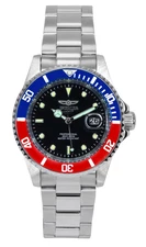Invicta Pro Diver Black Dial Pepsi Bezel Quartz 47354 200M Men's Watch