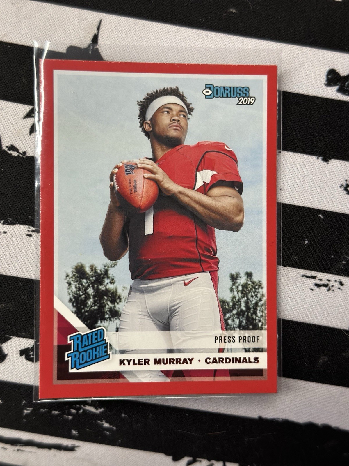 2019 Panini Donruss - Rated Rookie Kyler Murray #302 Press Proof Red (RC)