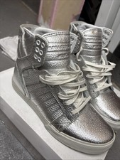 Supra Men's Skytop Chad Muska Pro Model Silver Size 6