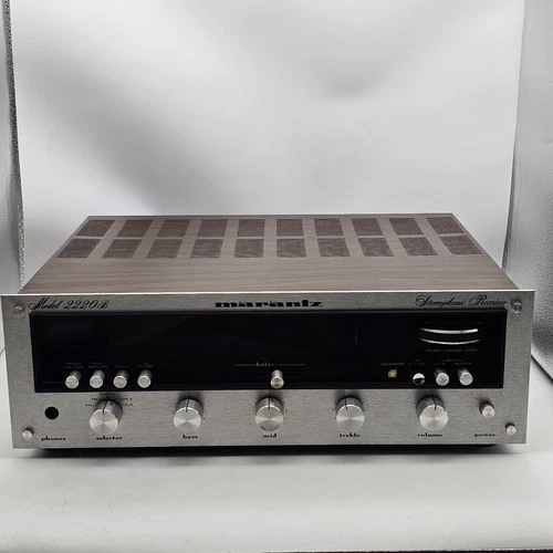 Vintage Marantz 2220B Stereophonic Stereo Receiver - As Is For Parts Read