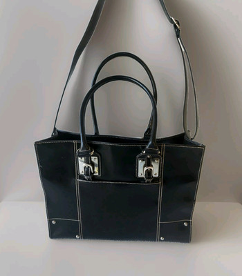 Wilson s Leather Black Laptop Bag 