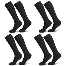 Soccer Softball Baseball Football Socks for Youth Kids Boys and Girls Ages 4 ...