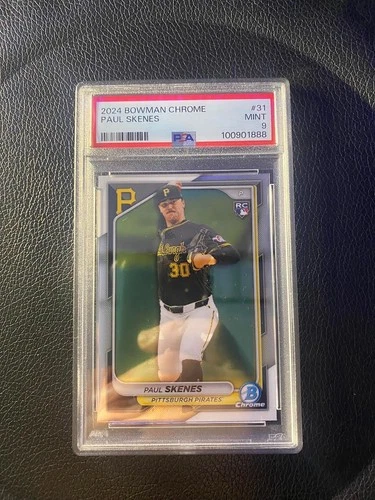 2024 Bowman Chrome - Paul Skenes #31 (RC) Pirates PSA 9