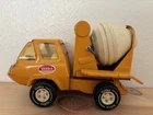 Tonka 1970's Cement Mixer Yellow Truck Tilt Dump Crank