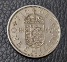 Photo of a 1957 Elizabeth II Shilling from an eBay listing that sold on Jun 9, 2026