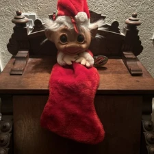 Norfin Dam Troll Christmas Stocking Large W Hang Tag And Tush Tag