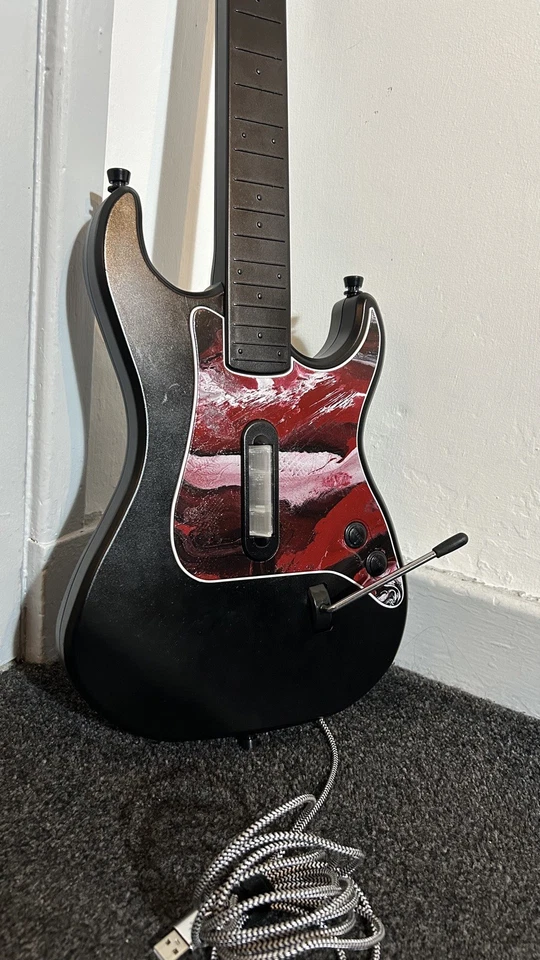 Custom Guitar hero Kramer Controller, Custom Faceplate, RGB, For Xbox/PS/PC - Image 4 of 4