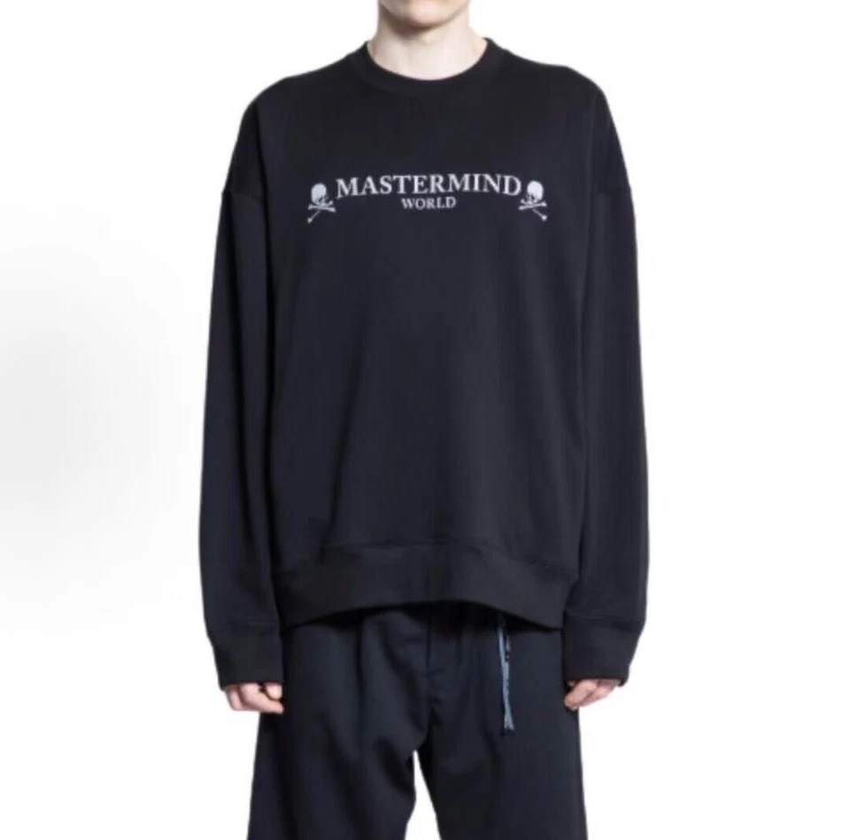 Nueva Sudadera Mastermind Estampado Esqueleto Suelta Informal Cuello Redondo Foto 2 de 4