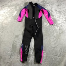 ONeill Wetsuit Womens Size 4 Black Pink Full Suit Surf Diving Neoprene Swim