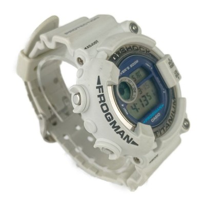 CASIO G-SHOCK MASTER OF G SEA Frogman DW-8200LG-8JR Digital Watch White Used