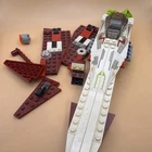Lego Star Wars 7143 Jedi Starfighter Incomplete For Parts MOC
