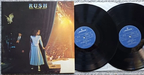Rush "Exit... Stage Left" First UK Press Live 1981 VG Max Webster Neil Peart