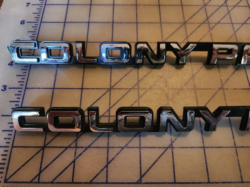 1988 1989 1990 年 1991 年水星殖民地公园四分之一面板徽章 NOS 2 件套 — 第 2/4 张图片