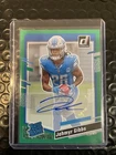 2023 donruss jahmyr gibbs rated rookie green auto card #331 detroit lions RC