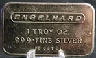 Engelhard Landscape Frosted Reverse Vintage 1 oz Silver .999 Fine Bar SN-PD08764